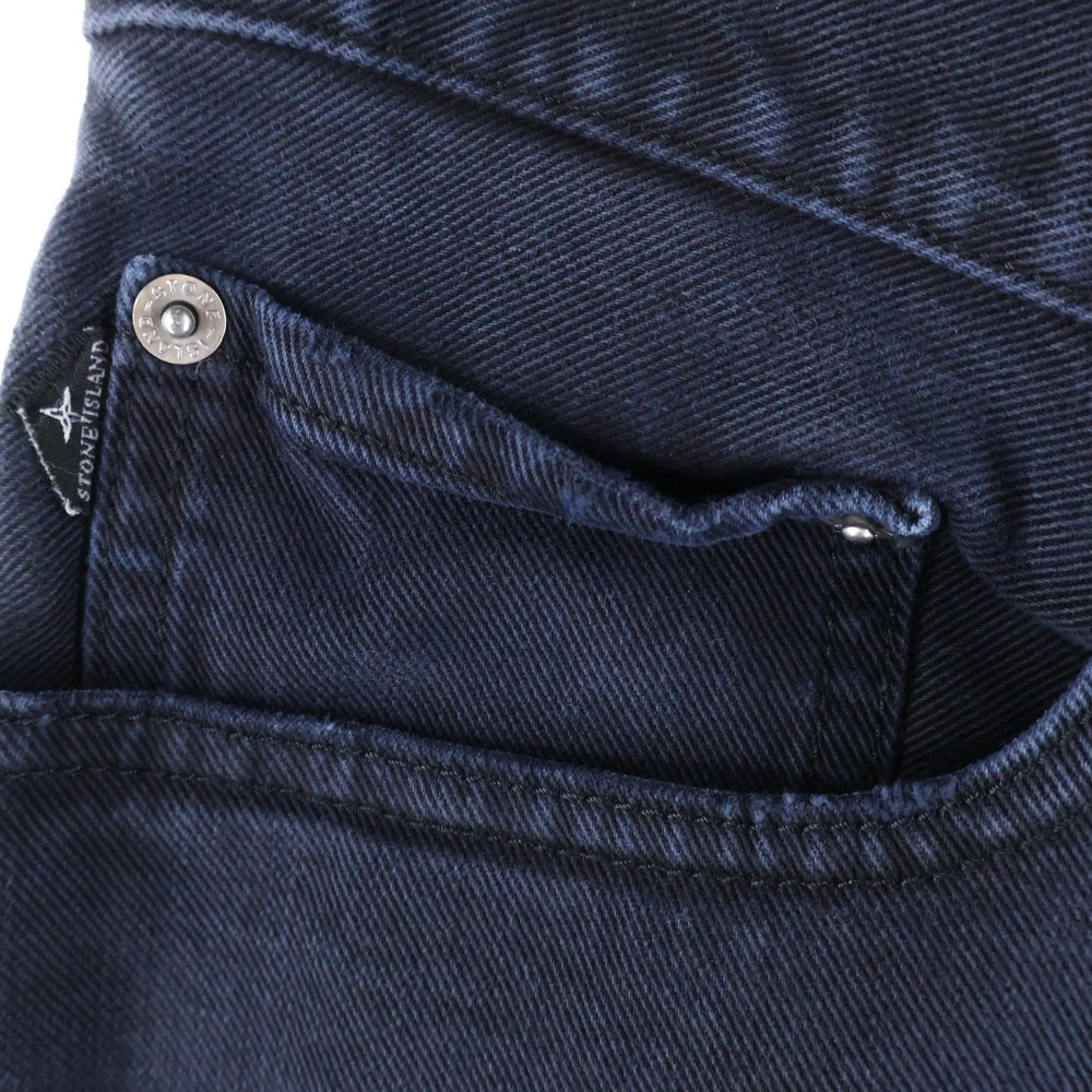 STONE ISLAND(ストーンアイランド) Denim Pants ロゴワッペン デニムパンツ ネイビー 541531BUZ