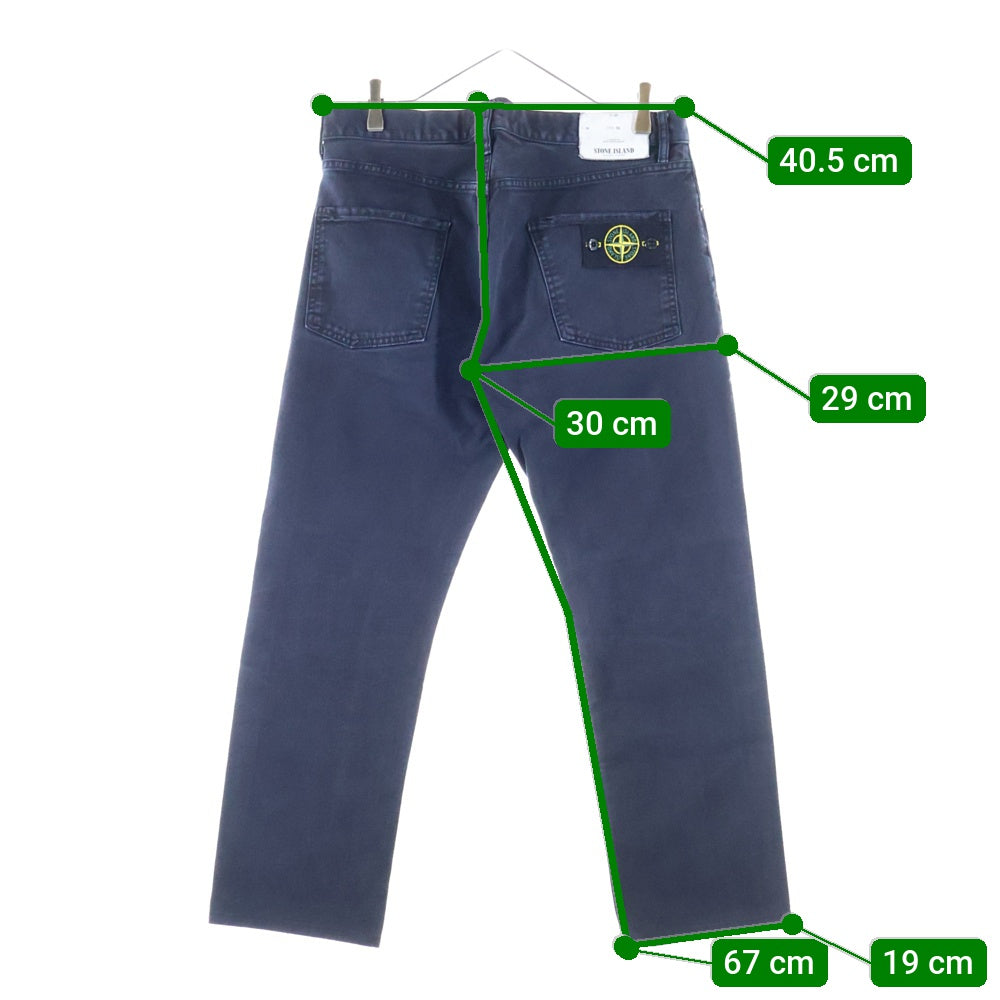 STONE ISLAND(ストーンアイランド) Denim Pants ロゴワッペン デニムパンツ ネイビー 541531BUZ