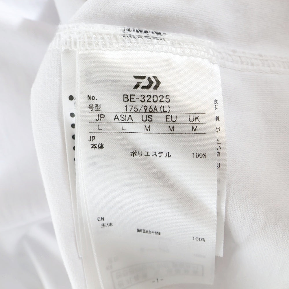 DAIWA PIER39(ダイワ ピアサーティナイン) TECH W/POCKET CREW TEE ダブルポケット 半袖Tシャツ ホワイト BE-32025