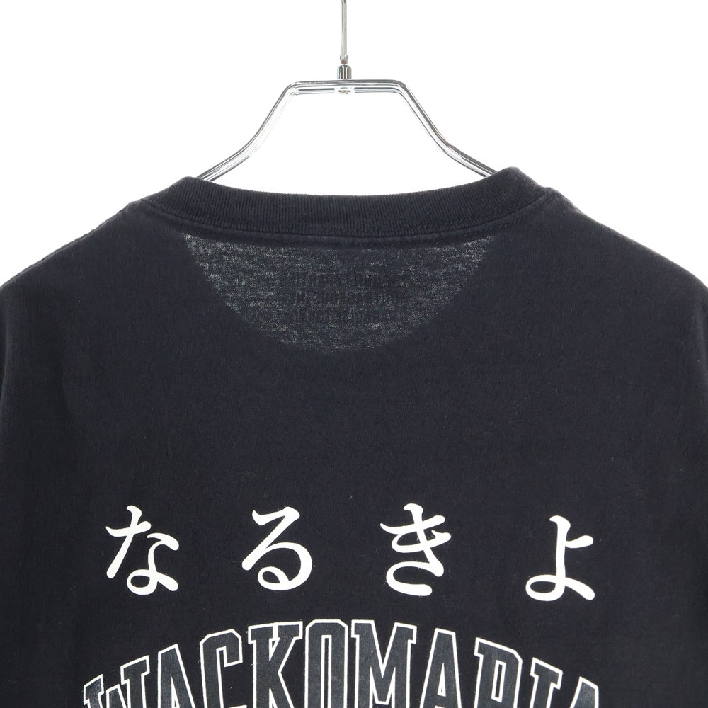 WACKO MARIA(ワコマリア) なるきよ T-SHIRT やらせろ天国 半袖Tシャツ ブラック