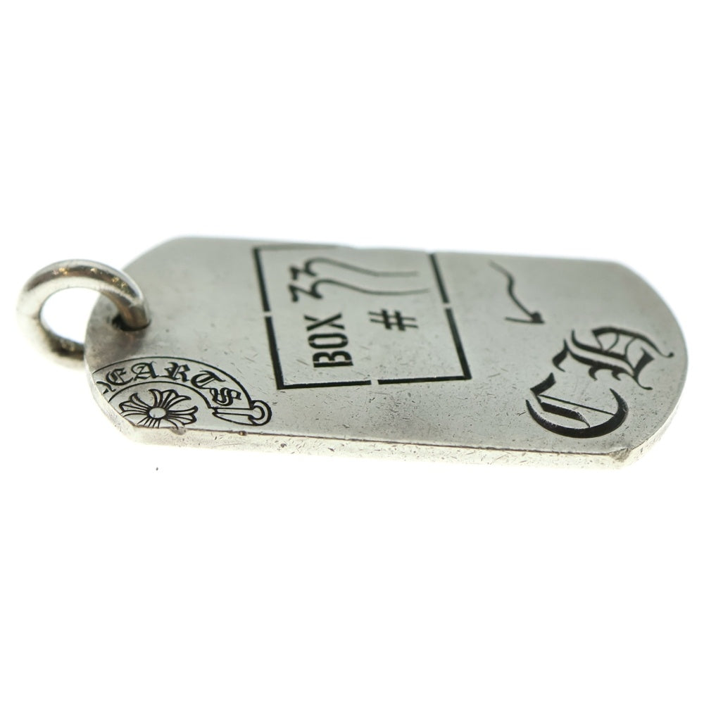 CHROME HEARTS(クロムハーツ) D TAG LRG LTD AOYAMA 20TH 青山20周年限定 ラージドッグタグ ペンダントトップ シルバー