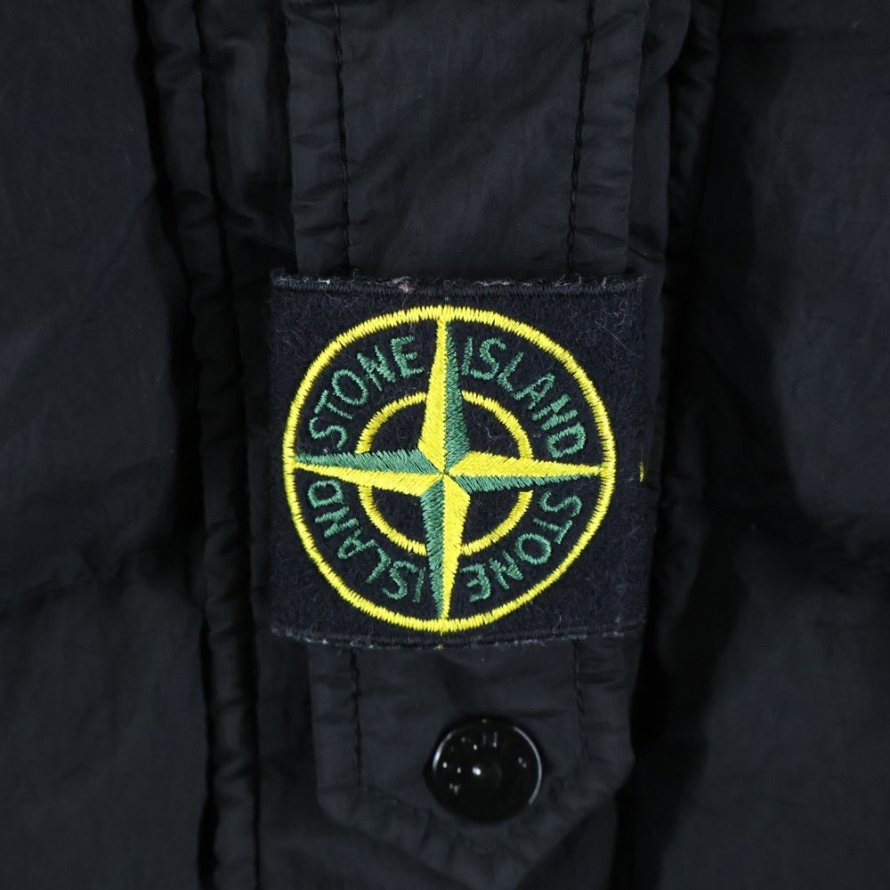 STONE ISLAND(ストーンアイランド) Nylon Metal Down Jacket ロゴワッペン リバーシブル ダウンジャケット ブラック 791542719