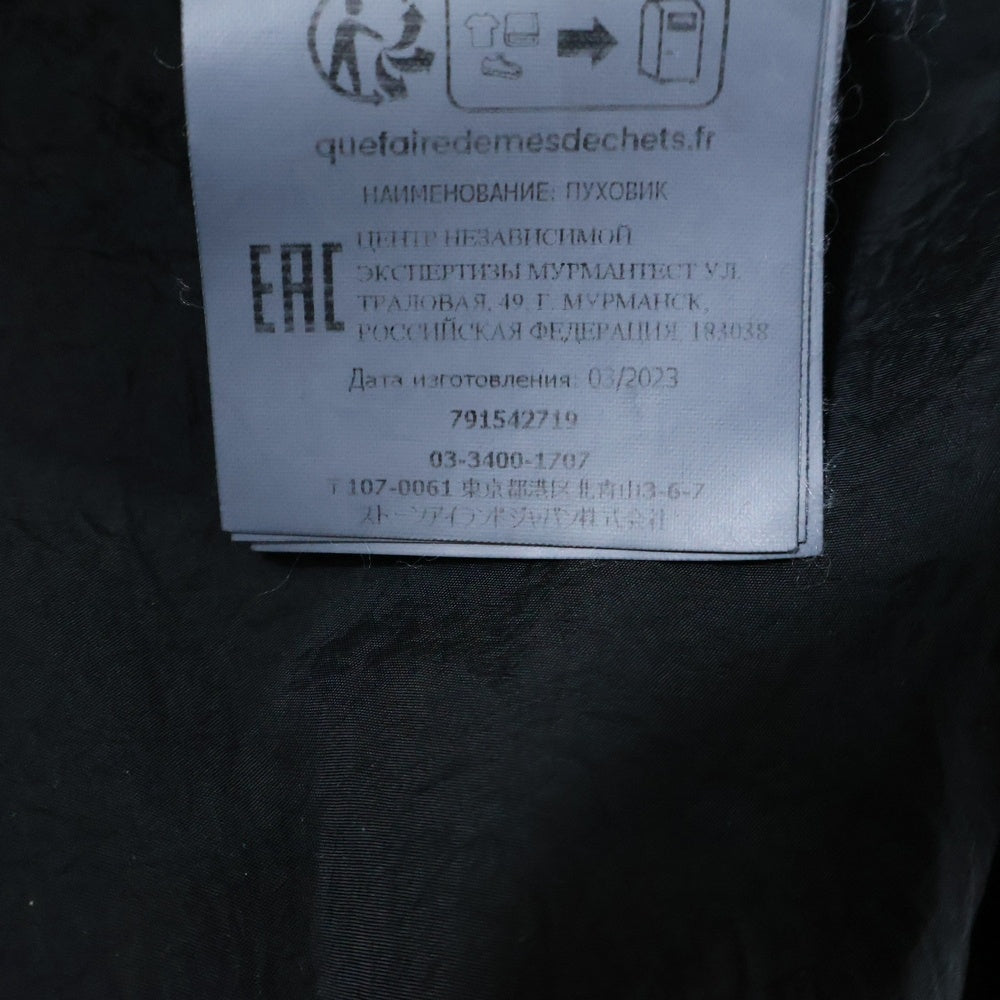 STONE ISLAND(ストーンアイランド) Nylon Metal Down Jacket ロゴワッペン リバーシブル ダウンジャケット ブラック 791542719