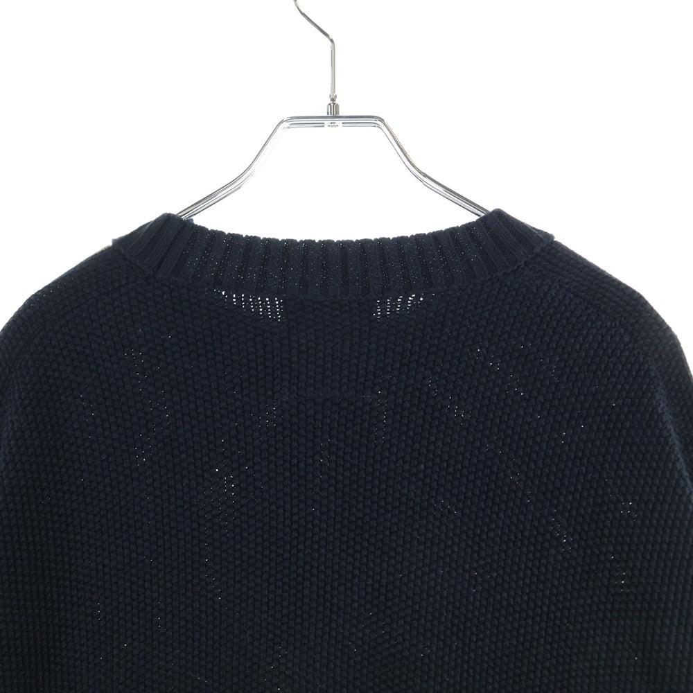 adidas(アディダス) 25SS ×Song for the Mute Full Fashion Crew Sweater ソングフォーザミュート クルーネックニットセーター ブラック JN0734