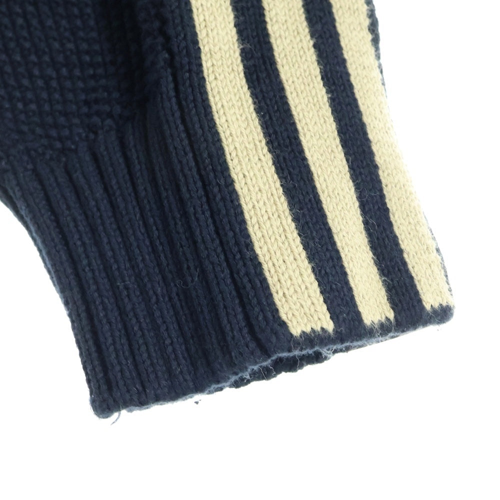 adidas(アディダス) 25SS ×Song for the Mute Full Fashion Crew Sweater ソングフォーザミュート クルーネックニットセーター ブラック JN0734