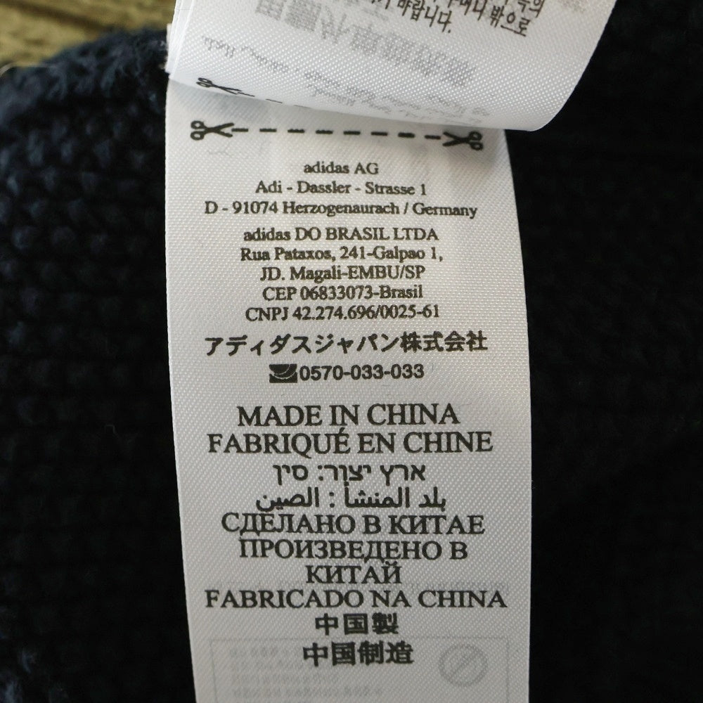 adidas(アディダス) 25SS ×Song for the Mute Full Fashion Crew Sweater ソングフォーザミュート クルーネックニットセーター ブラック JN0734
