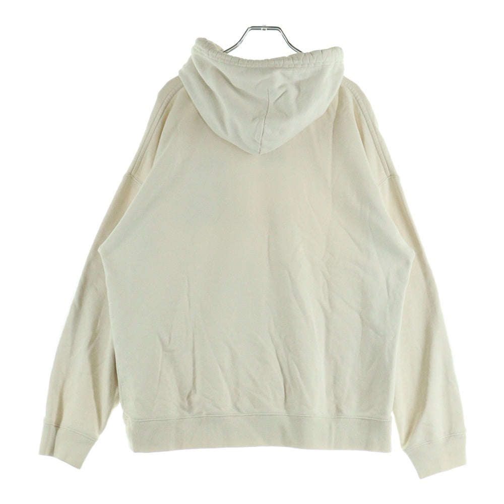 LOEWE(ロエベ) Anagram Patch Hoodie レザーアナグラムパッチ プルオーバースウェットパーカー フーディー アイボリー H526Y25X31