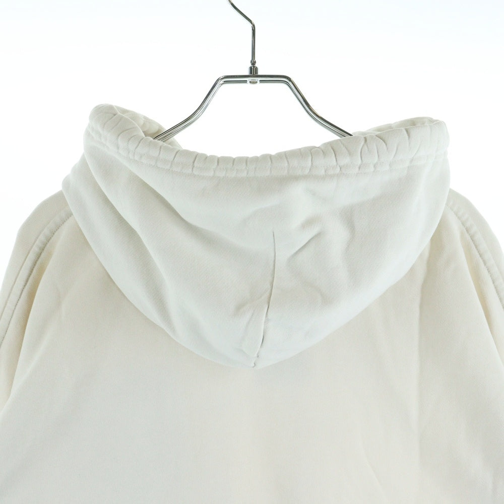 LOEWE(ロエベ) Anagram Patch Hoodie レザーアナグラムパッチ プルオーバースウェットパーカー フーディー アイボリー H526Y25X31