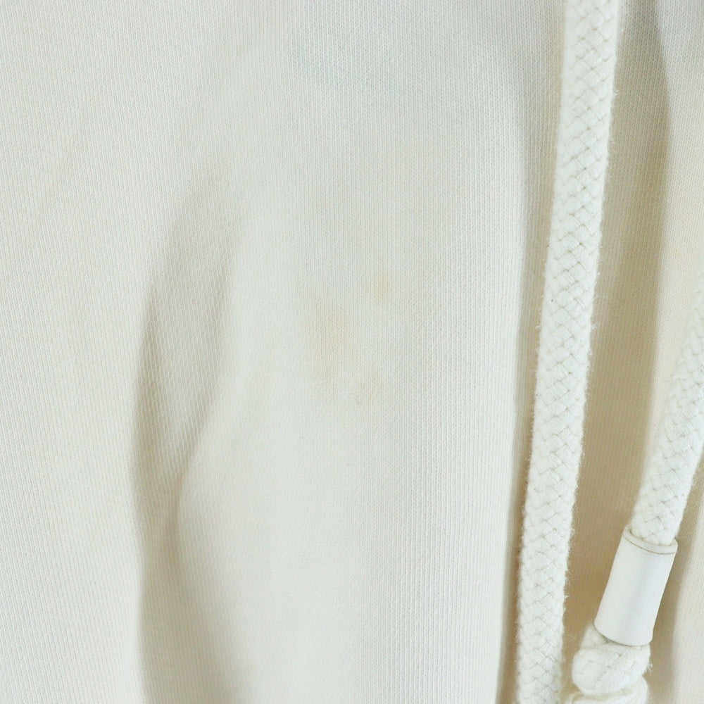 LOEWE(ロエベ) Anagram Patch Hoodie レザーアナグラムパッチ プルオーバースウェットパーカー フーディー アイボリー H526Y25X31