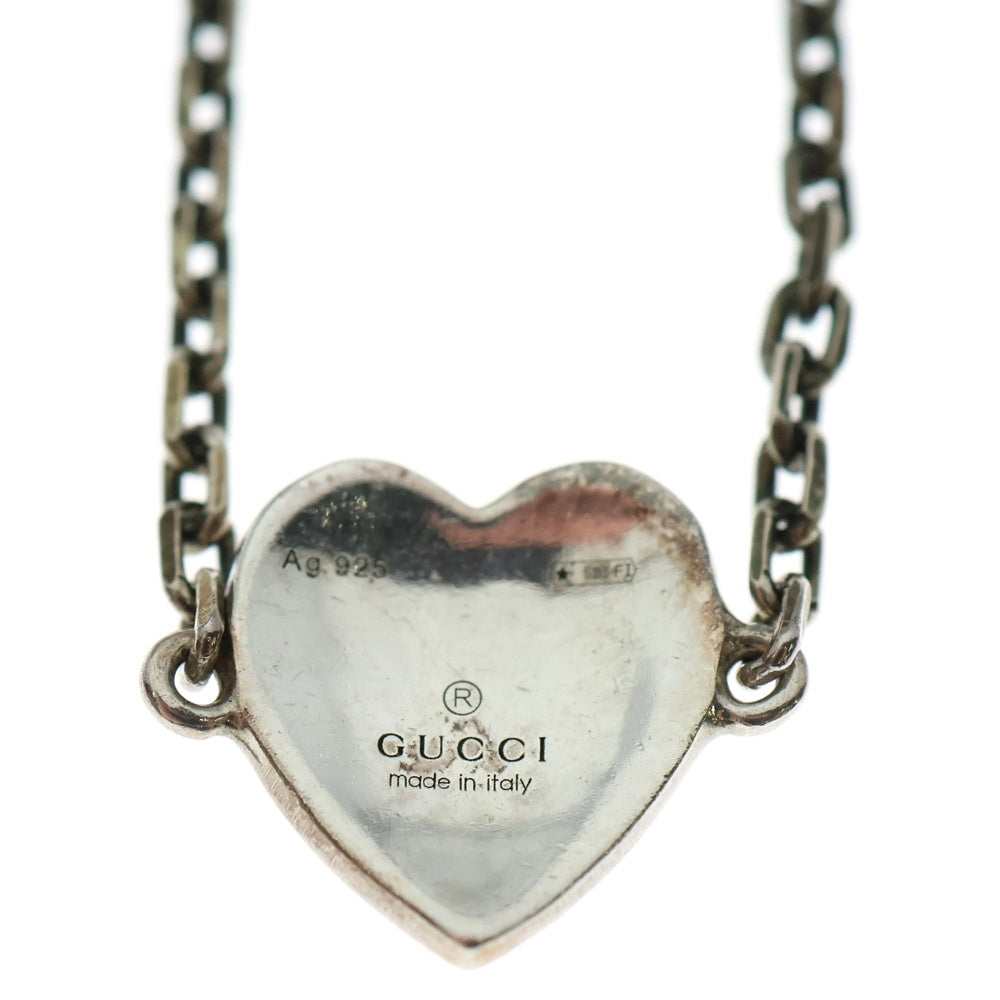 GUCCI(グッチ) インターロッキングG ハート ブレスレット シルバー 645546