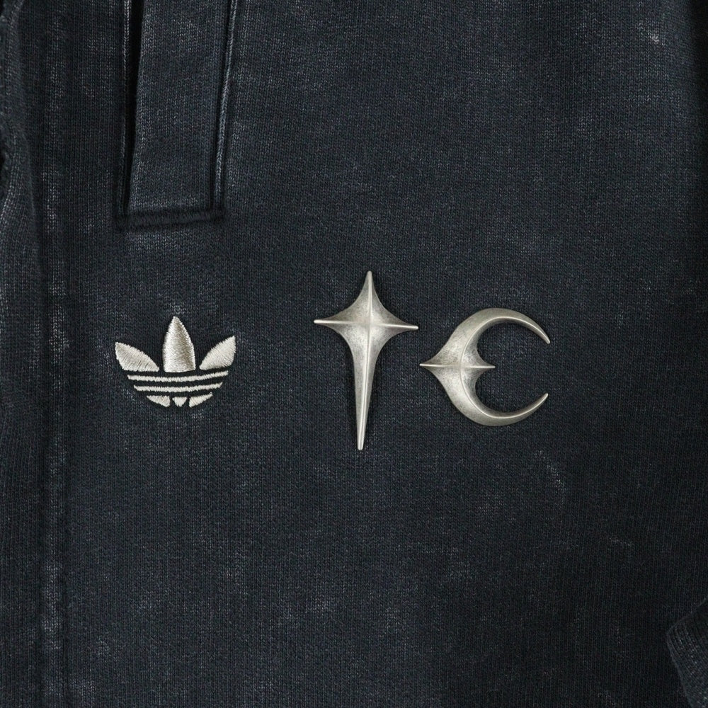 THUG CLUB(サグクラブ) ×adidas TEAMGEIST SWEAT PANTS アディダス チームガイスト スウェットパンツ グレー KC2217