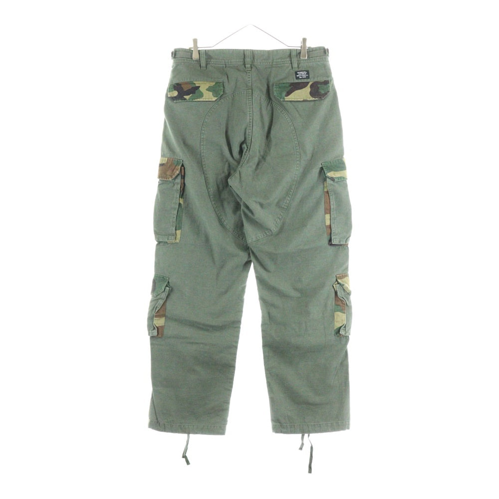 SUPREME(シュプリーム) 22SS Cargo Pant カモフラージュ 迷彩切替 カーゴパンツ カーキ