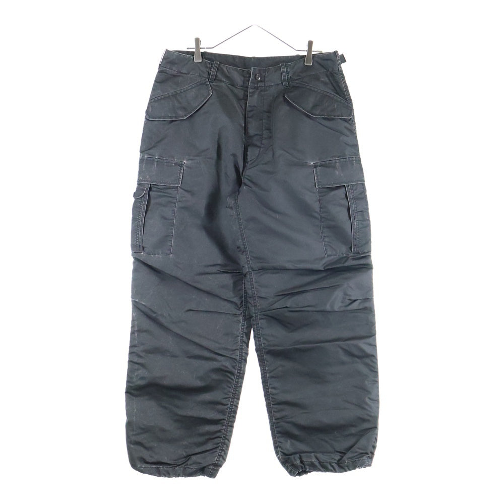 SUPREME(シュプリーム) 24AW Washed Flight Satin Cargo Pant GORE-TEX ゴアテックス ウォッシュド加工 フライト サテン カーゴパンツ ブラック