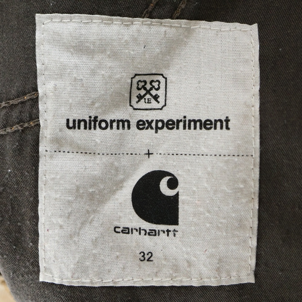 UNIFORM EXPERIMENT(ユニフォームエクスペリメント) ×Fragment design Carhartt Doublknee Painter Pants フラグメントデザイン ダブルニー ペインターパンツ ブラウン