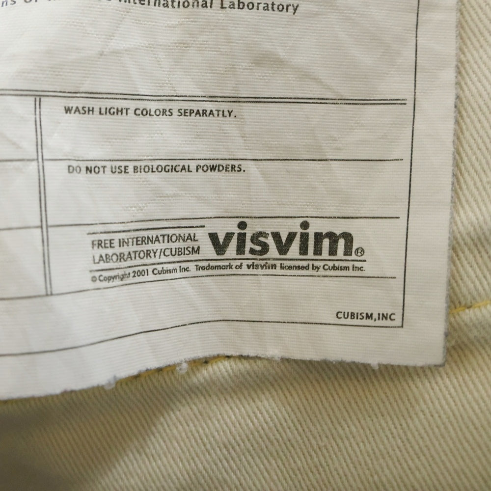 VISVIM(ヴィスヴィム) Damaged Distressed Selvedge Denim Pants ダメージ加工 デニムパンツ インディゴ