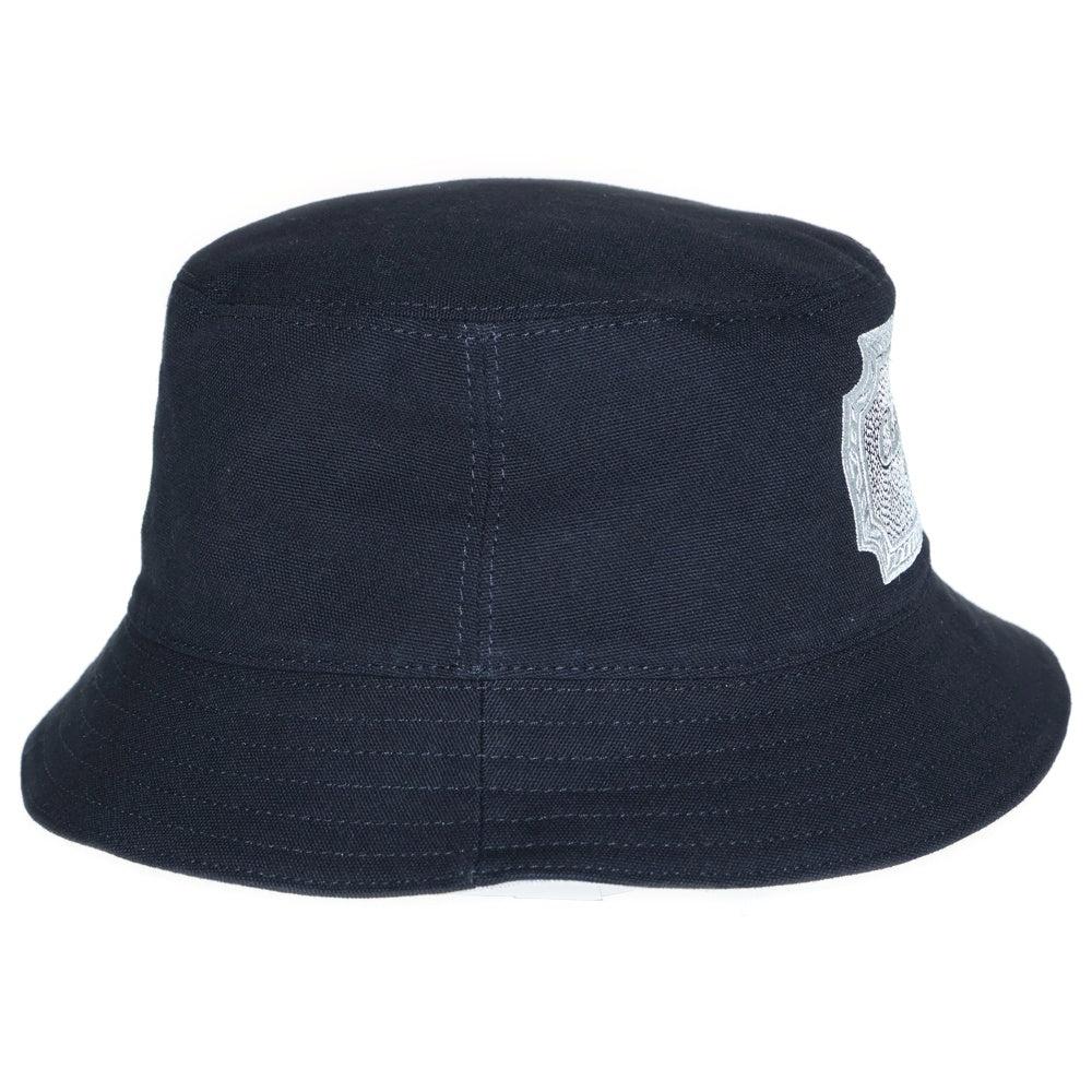 Christian Dior(クリスチャンディオール) Canvas Bucket Hat ロゴ刺繍 キャンバスバケットハット 帽子 ネイビー 243C907E4511