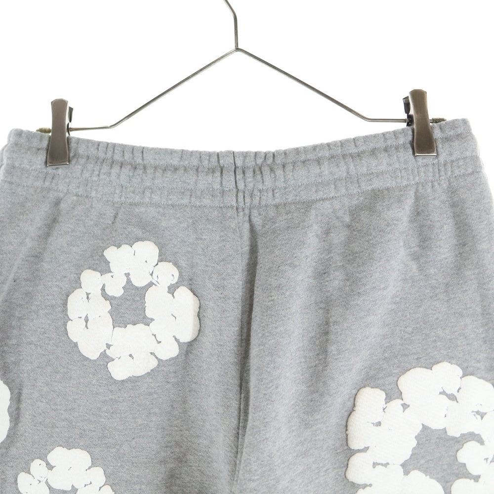 DENIM TEARS(デニムティアーズ) Cotton Wreath Sweatpants 花柄 スウェットパンツ グレー