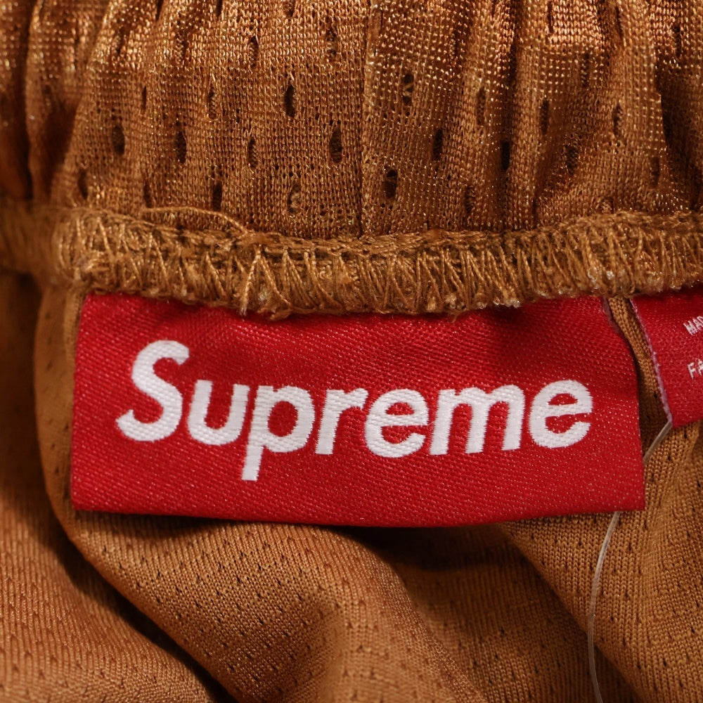 SUPREME(シュプリーム) 25SS Varsity Mesh Short ヴァーシティ メッシュショーツ ハーフパンツ オレンジ