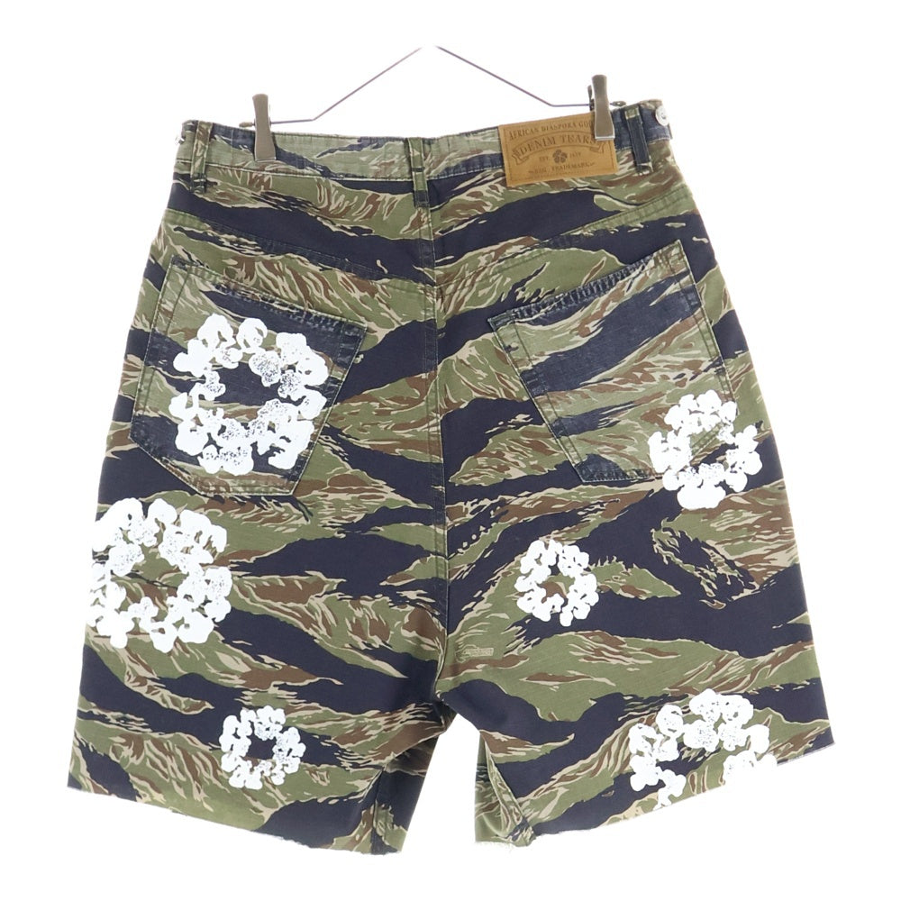 DENIM TEARS(デニムティアーズ) Tiger Camo Camo Cw Short カモフラージュ 迷彩 ハーフパンツ ショーツ カーキ