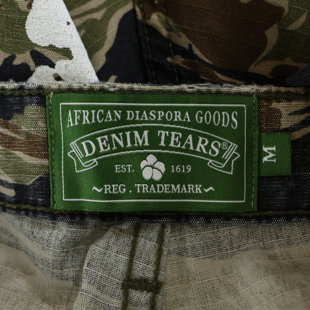 DENIM TEARS(デニムティアーズ) Tiger Camo Camo Cw Short カモフラージュ 迷彩 ハーフパンツ ショーツ カーキ