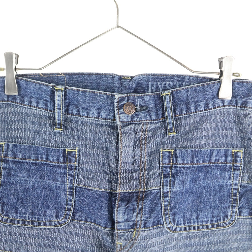 HYSTERIC GLAMOUR WOMENS(ヒステリックグラマーウーマン) Flare Denim Pants スクラッチフレアデニムパンツ インディゴ レディース 01251AP51