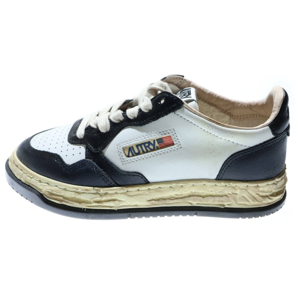 MAISON MIHARAYASUHIRO(メゾンミハラヤスヒロ) ×AUTRY Medalist Low オートリー メダリスト ローカットスニーカー ブラック/ホワイト