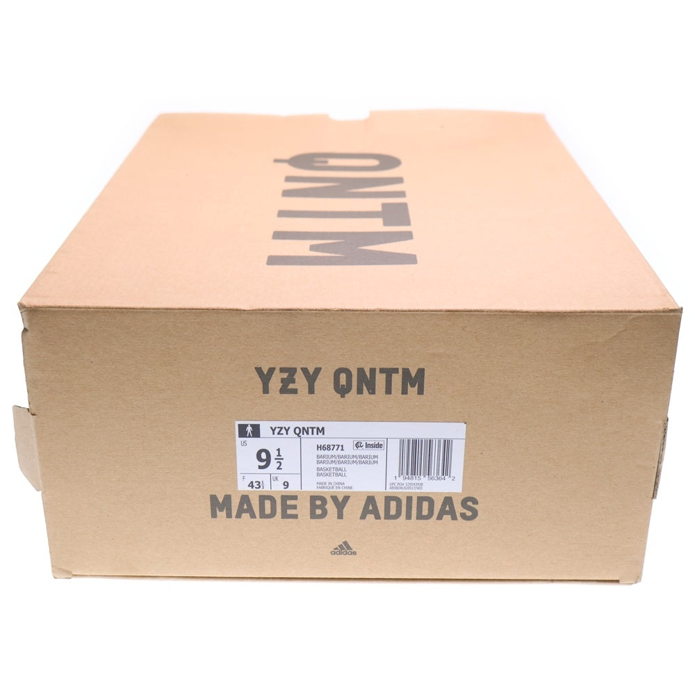 adidas(アディダス) YEEZY QNTM Barium イージー クォンタム バリウム ミッドカッドスニーカー ブラック US9.5/27.5cm H68771