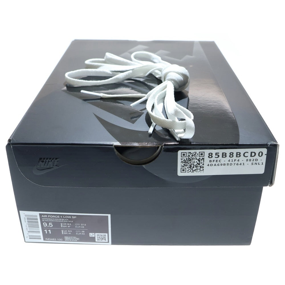 NIKE(ナイキ) 25SS ×GOODENOUGH ×SUPREME AIR FORCE 1 LOW SP グッドイナフ シュプリーム エアフォース 1 ローカットスニーカー ホワイト US9.5/27.5cm IM3483-100