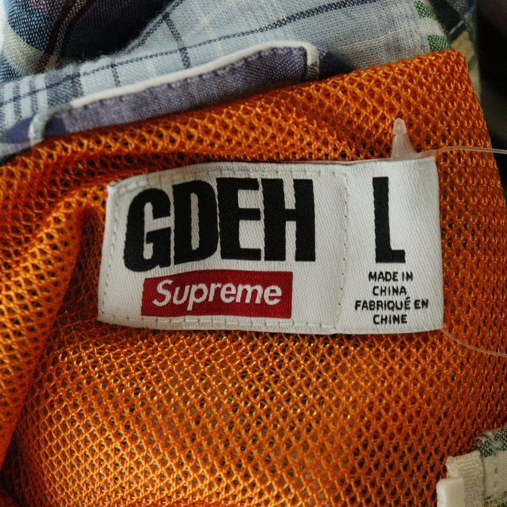 SUPREME(シュプリーム) ×GOODENOUGH Patch Hooded Jacket グットイナフ パッチワーク フーデッドジャケット マルチ