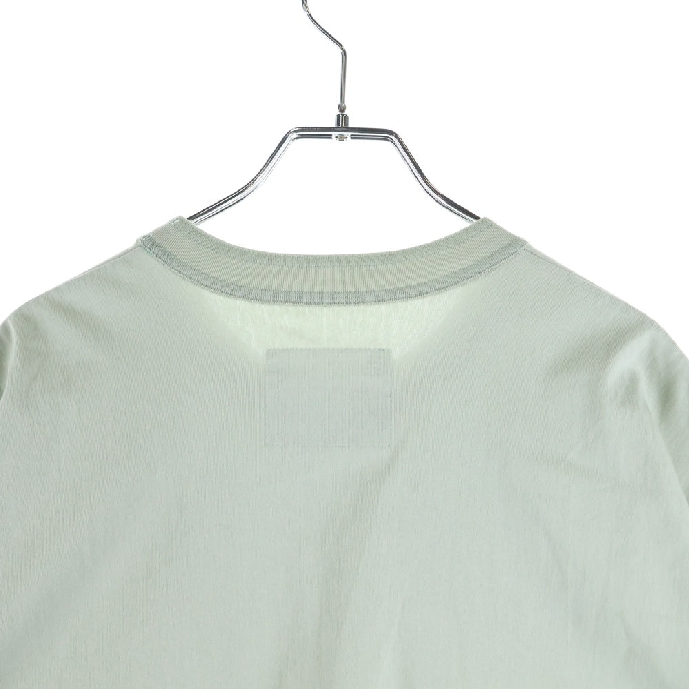 Sacai(サカイ) 24SS Cotton Jersey T-Shirt コットン ジャージー 半袖Tシャツ カットソー ライトグリーン 24-03470M