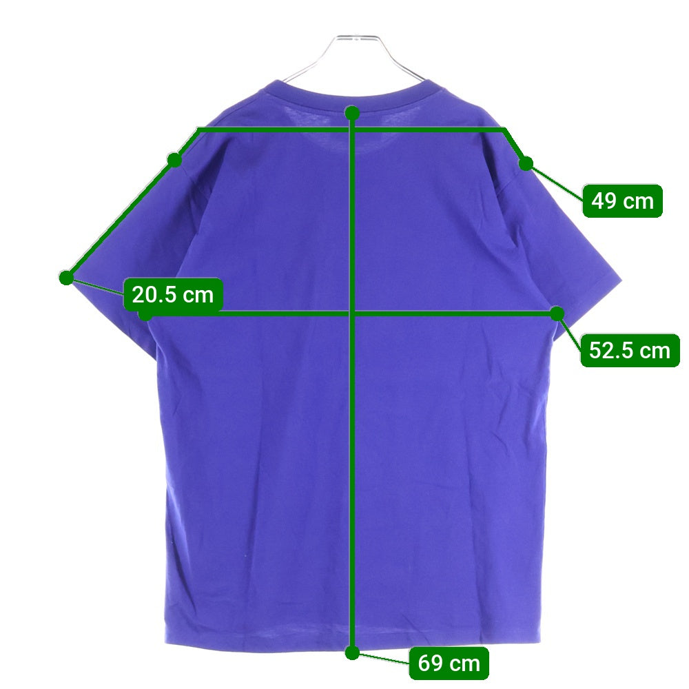 GUCCI(グッチ) 22SS MIRROR PRINT T-SHIRT ミラープリントTシャツ 半袖カットソー ブルー 616036 XJDV9