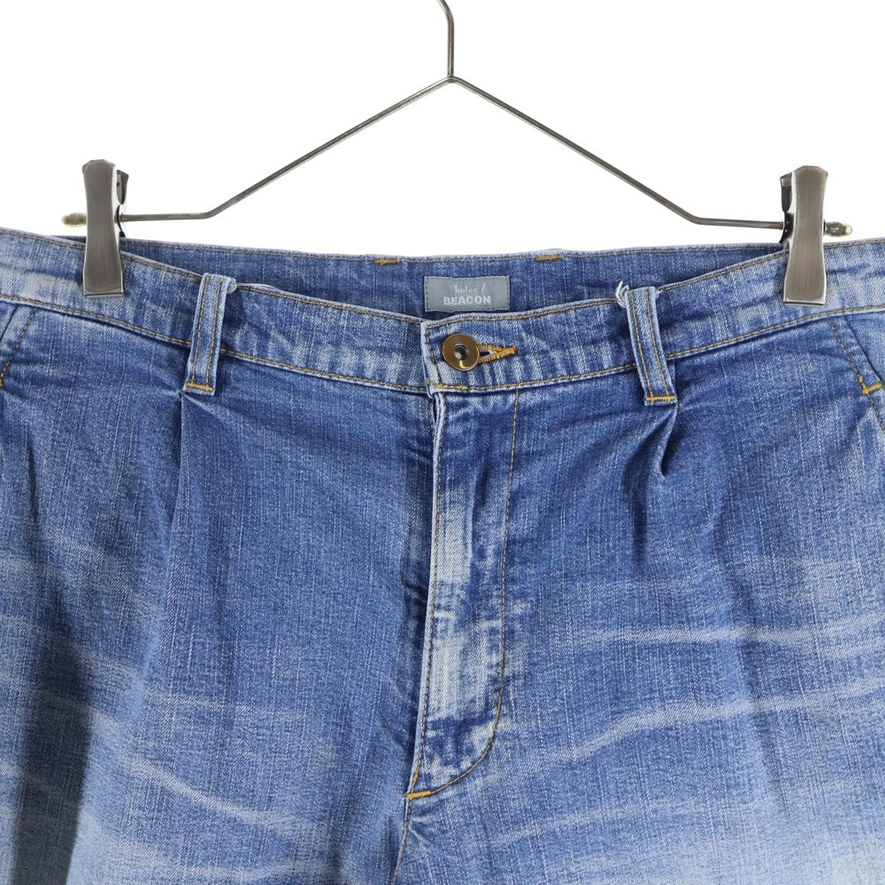 kolor BEACON(カラービーコン) 20SS DENIM PANTS ストレートデニムパンツ インディゴ 20SBM-P20145