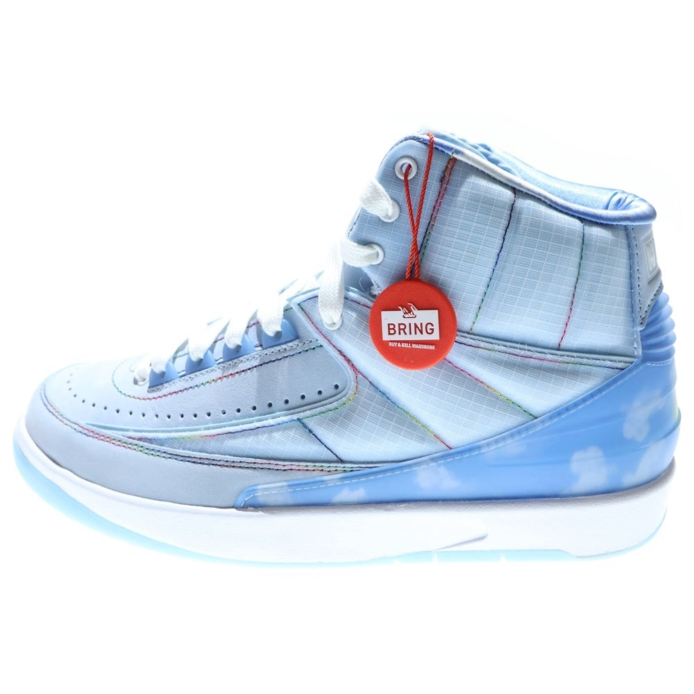 NIKE(ナイキ) ×J.BALVIN AIR JORDAN2 RETRO SP Jバルビン エアジョーダン2 レトロ ハイカットスニーカー ブルー DQ7691-419 US7/25cm