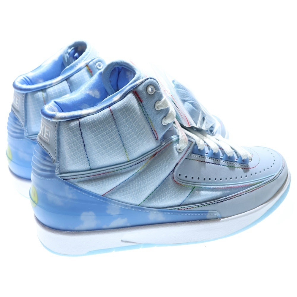 NIKE(ナイキ) ×J.BALVIN AIR JORDAN2 RETRO SP Jバルビン エアジョーダン2 レトロ ハイカットスニーカー ブルー DQ7691-419 US7/25cm