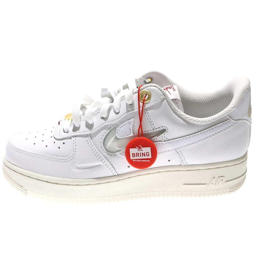 NIKE(ナイキ) AIR FORCE 1 07 PRM エアフォース1 プレミアム ローカットスニーカー ホワイト レディース US6.5/24.5cm DQ7664-100