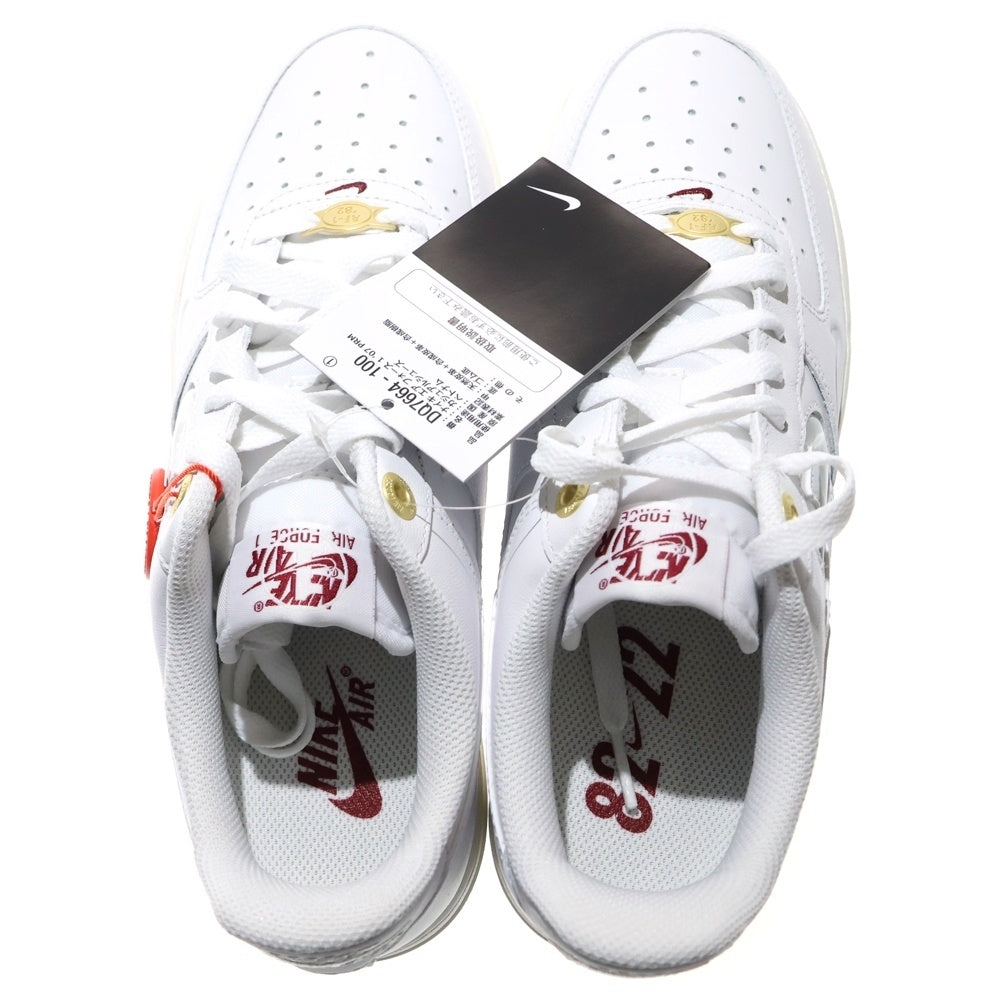 NIKE(ナイキ) AIR FORCE 1 07 PRM エアフォース1 プレミアム ローカットスニーカー ホワイト レディース US6.5/24.5cm DQ7664-100