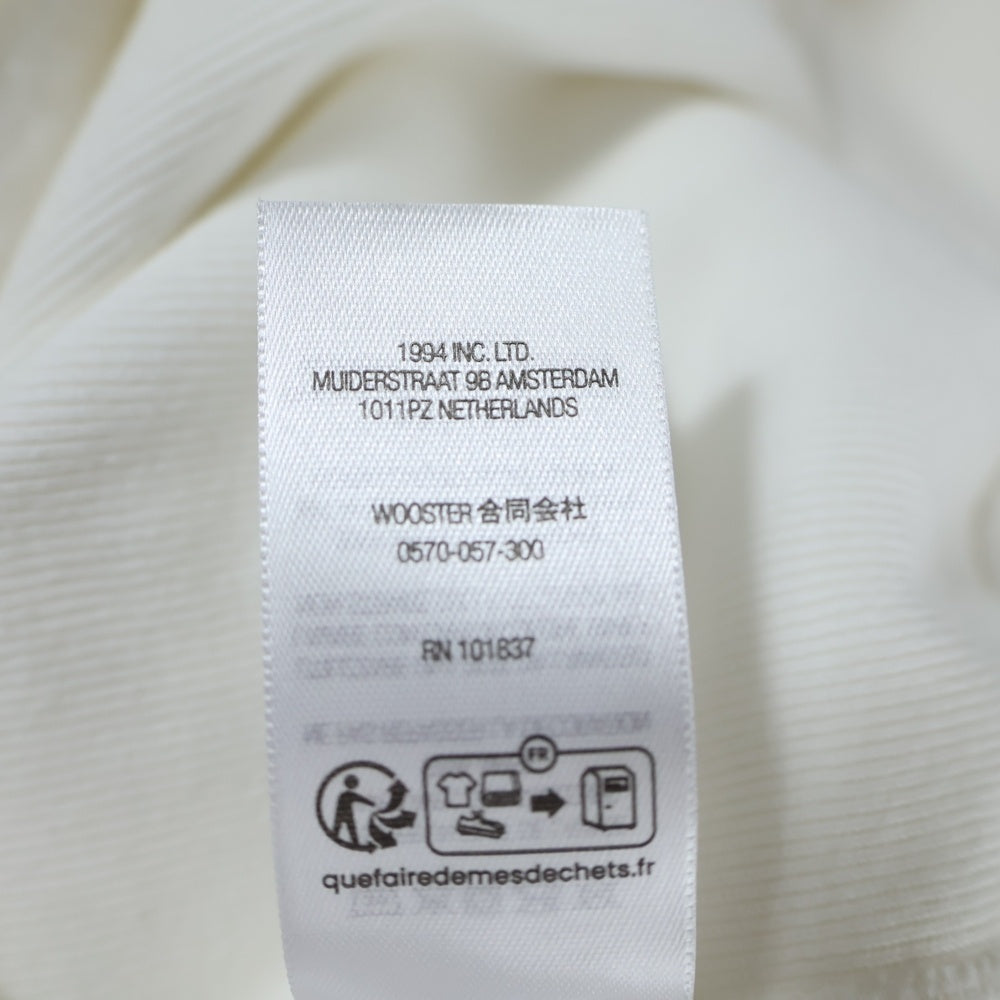 SUPREME(シュプリーム) 25SS Washed Box Logo Crewneck ウォッシュド加工 ボックスロゴ クルーネックスウェットトレーナー ホワイト