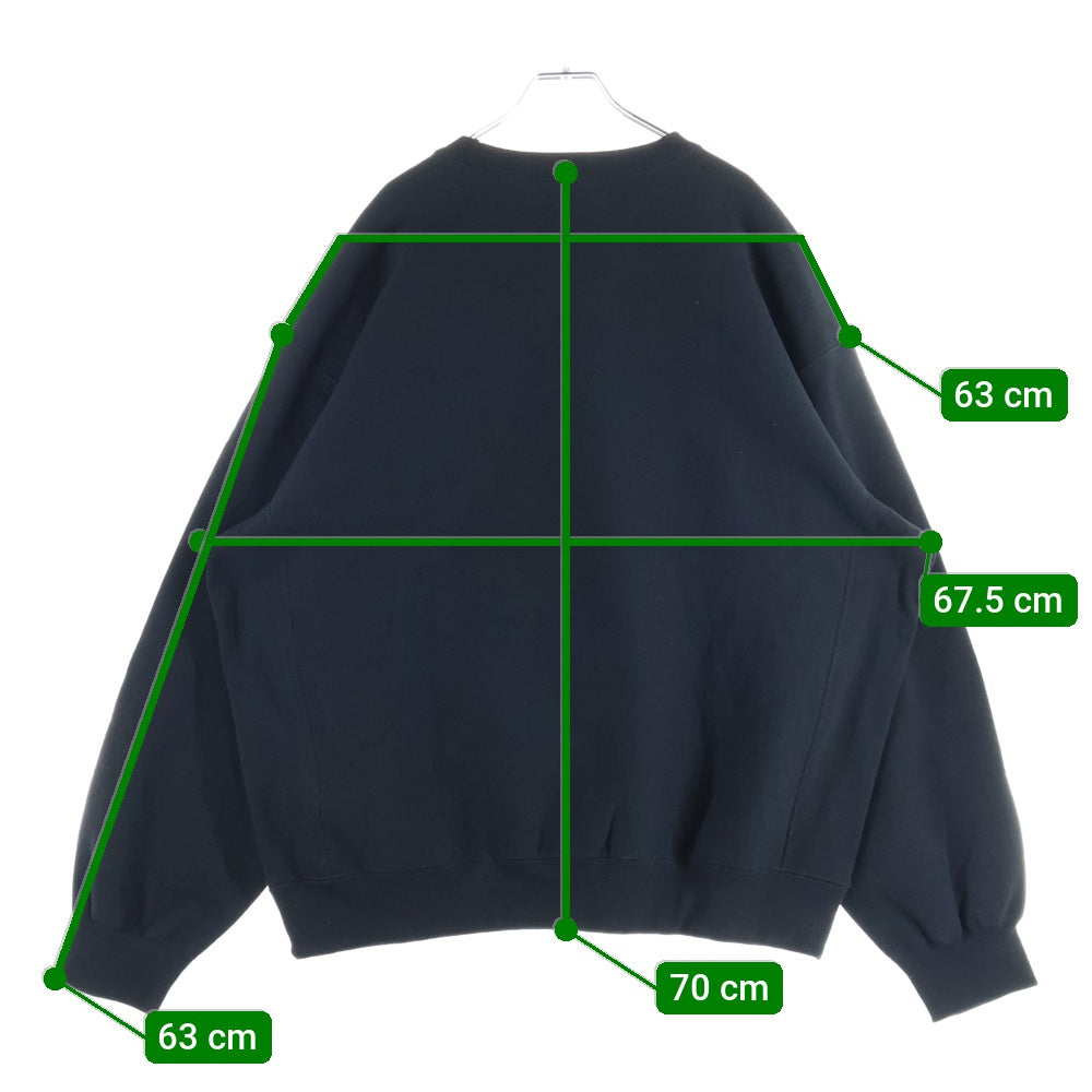 SUPREME(シュプリーム) 24SS Shop Small Box Crewneck (Tokyo) 東京限定 ショップ スモールボックスロゴ クルーネックスウェットトレーナー ブラック