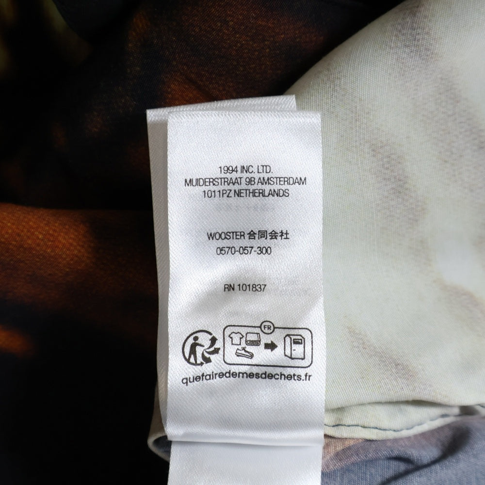 SUPREME(シュプリーム) 24AW Canal St. S/S Shirt キャナルストリート フォトプリント 半袖レーヨンシャツ ブラック