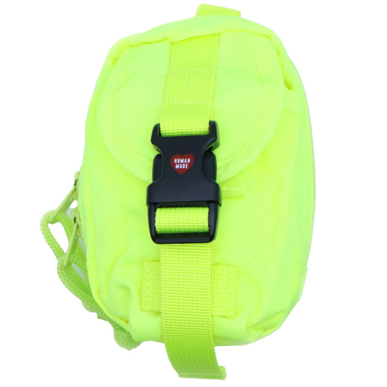 HUMAN MADE(ヒューマンメイド) Heart Buckle Military Pouch ハートバックル ミリタリーポーチ イエロー