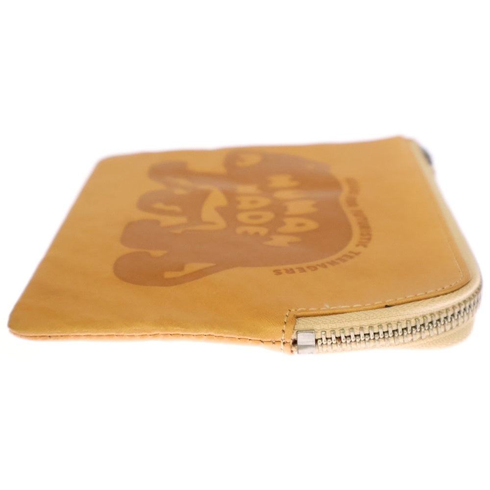 HUMAN MADE(ヒューマンメイド) 23SS Leather Pouch レザーポーチ 小物入れ ブラウン