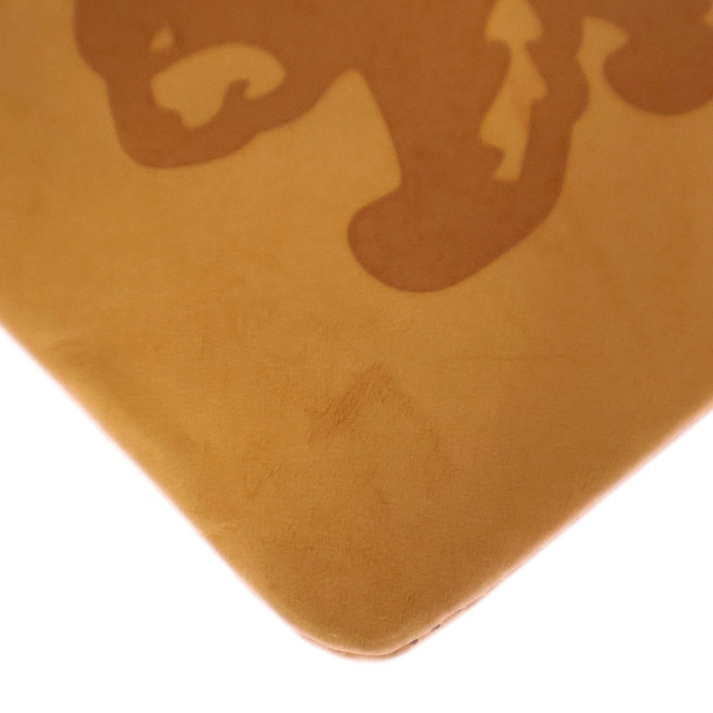 HUMAN MADE(ヒューマンメイド) 23SS Leather Pouch レザーポーチ 小物入れ ブラウン