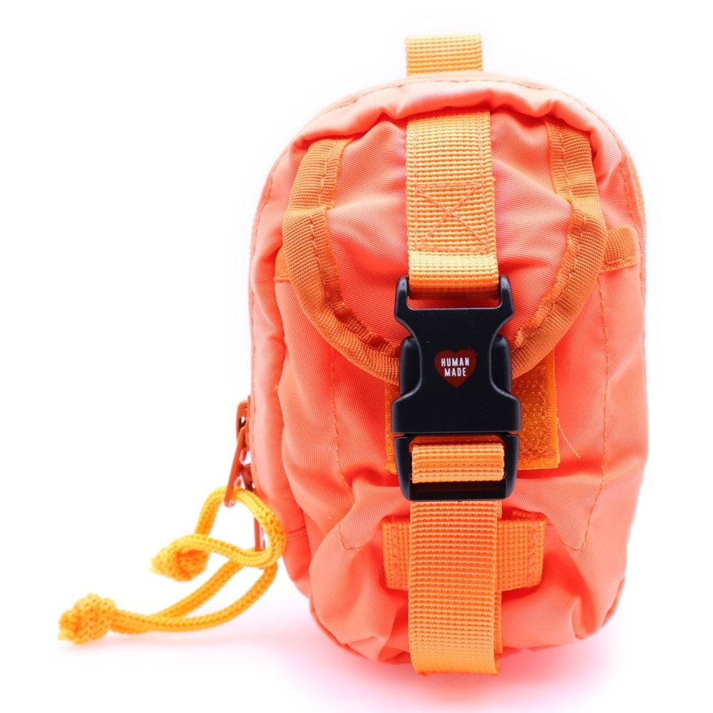HUMAN MADE(ヒューマンメイド) Heart Buckle Military Pouch ハートバックル ミリタリーポーチ オレンジ
