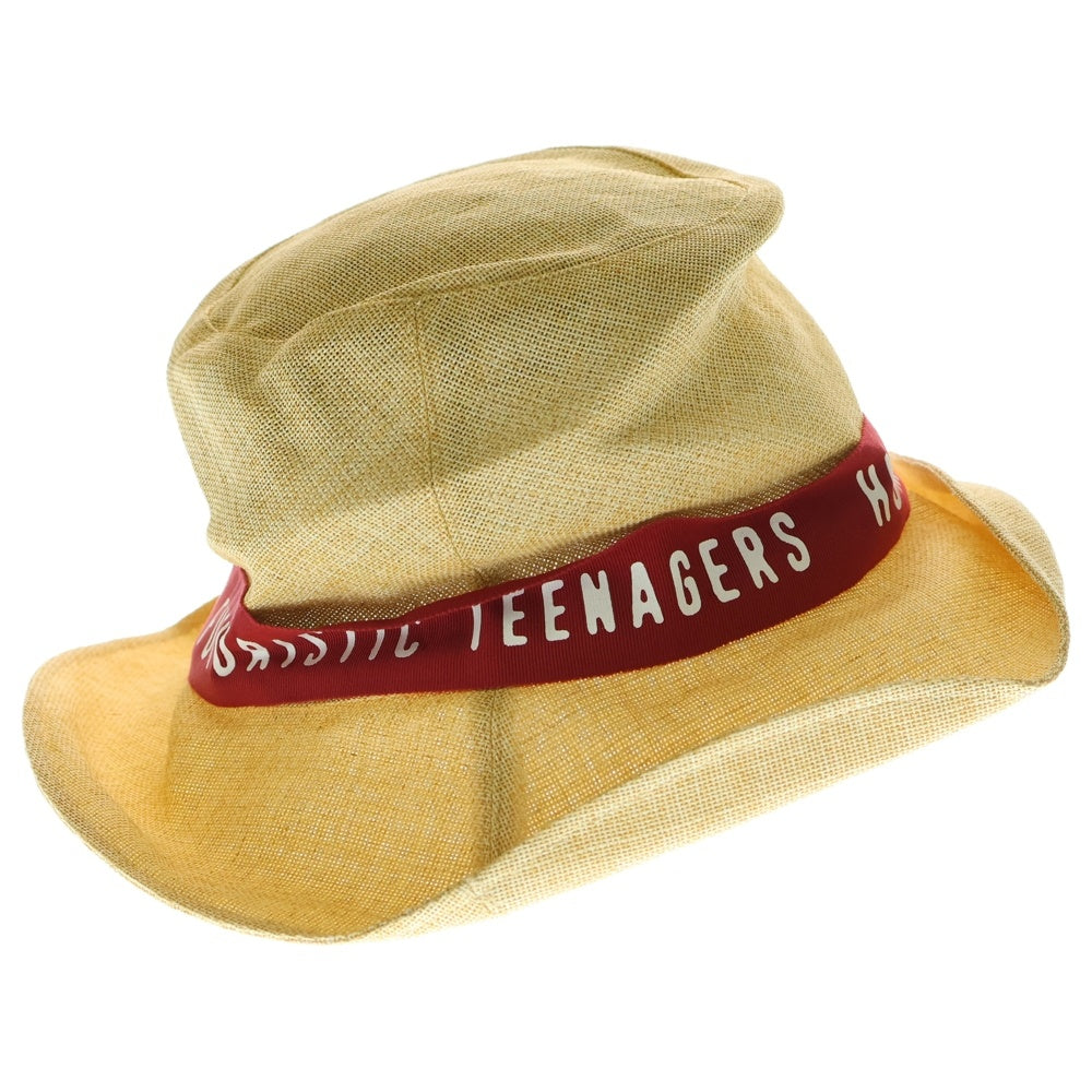 HUMAN MADE(ヒューマンメイド) 23SS KIJIMA TAKAYUKI Paper Hat キジマタカユキ ストローハット 帽子 ベージュ