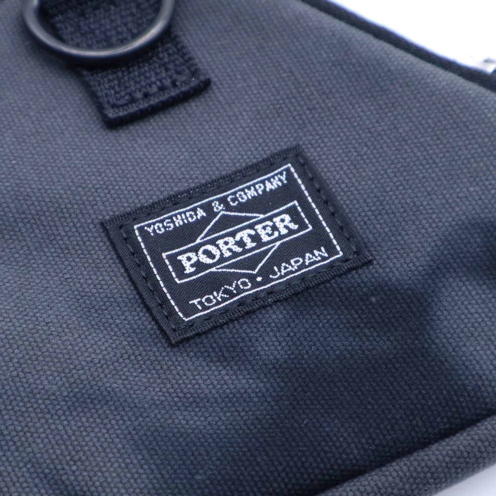 PORTER(ポーター) ×Palace Zip Coin Wallet パレス ジップコインウォレット ミニポーチ ブラック