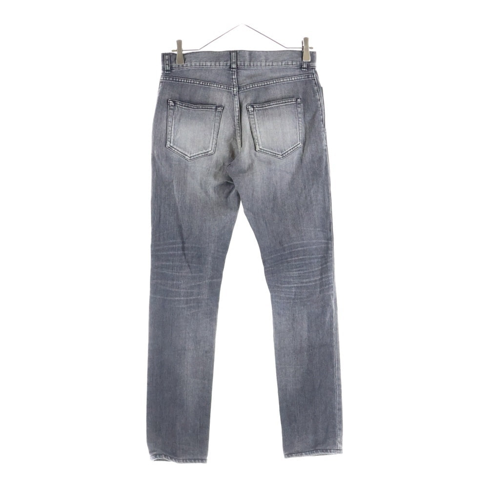 SAINT LAURENT PARIS(サンローランパリ) Crash Skinny Denim Pants ダメージ加工 スキニーデニムパンツ グレー 548400 YT869