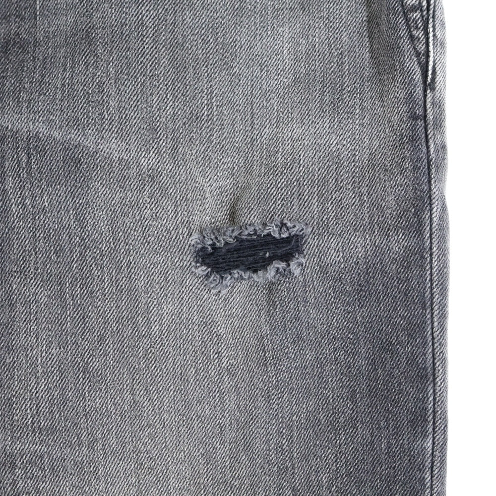 SAINT LAURENT PARIS(サンローランパリ) Crash Skinny Denim Pants ダメージ加工 スキニーデニムパンツ グレー 548400 YT869