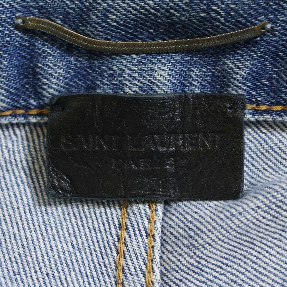 SAINT LAURENT PARIS(サンローランパリ) Crash Skinny Denim Pants ダメージ加工 スキニーデニムパンツ インディゴ 548400 YT869