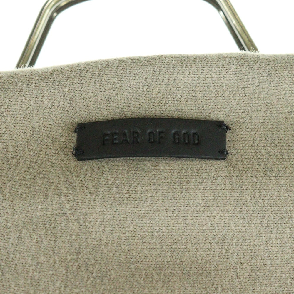 FEAR OF GOD(フィアオブゴッド) Cotton Cashmere Fleece Half Zip Hoodie カシミヤ混 ハーフジップスウェットパーカー フーディー ベージュ