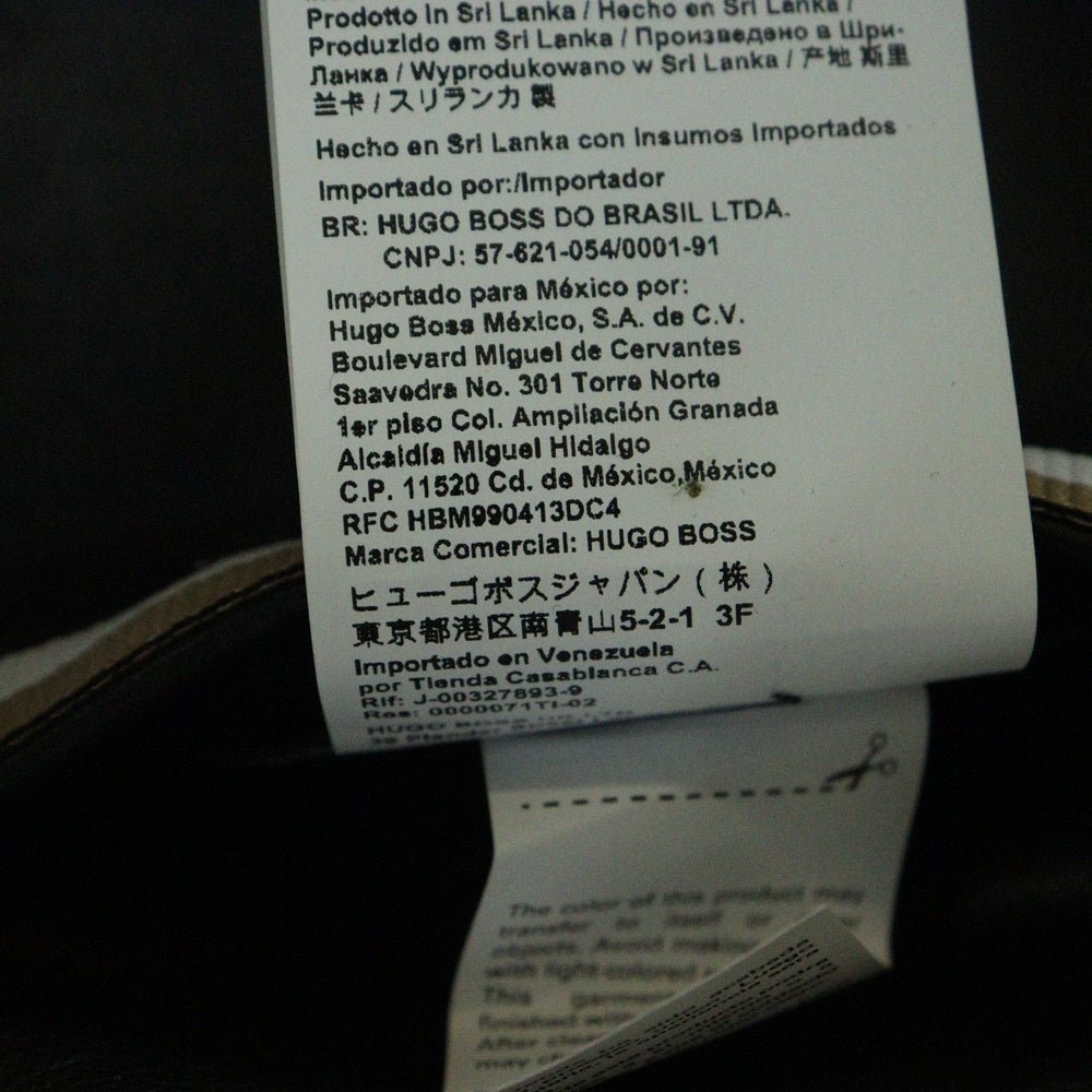 BOSS(ボス) Lamb Leather Jacket ラムレザージャケット MA-1 ブラック 10242957